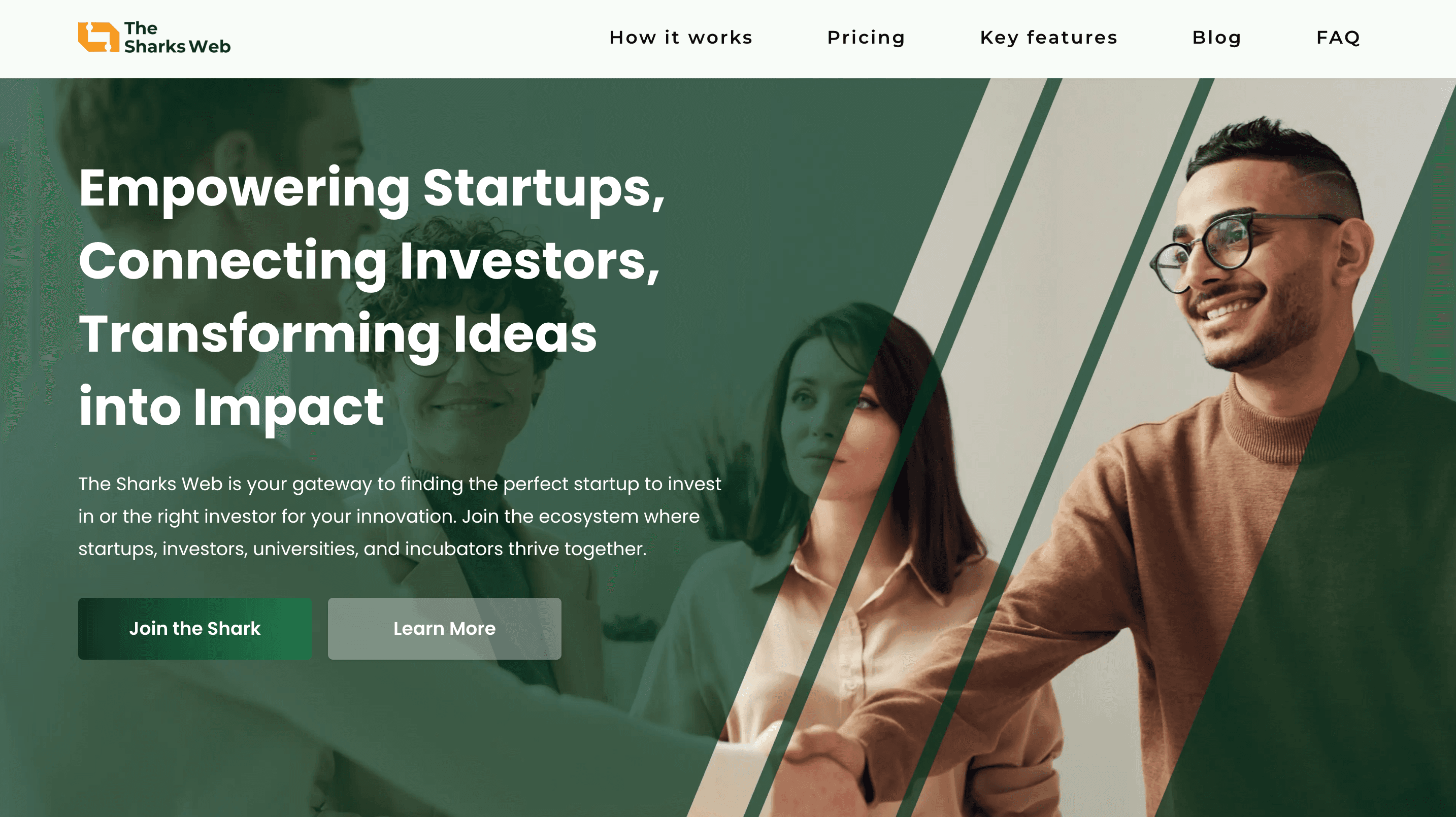 The Sharks Web screenshot 1